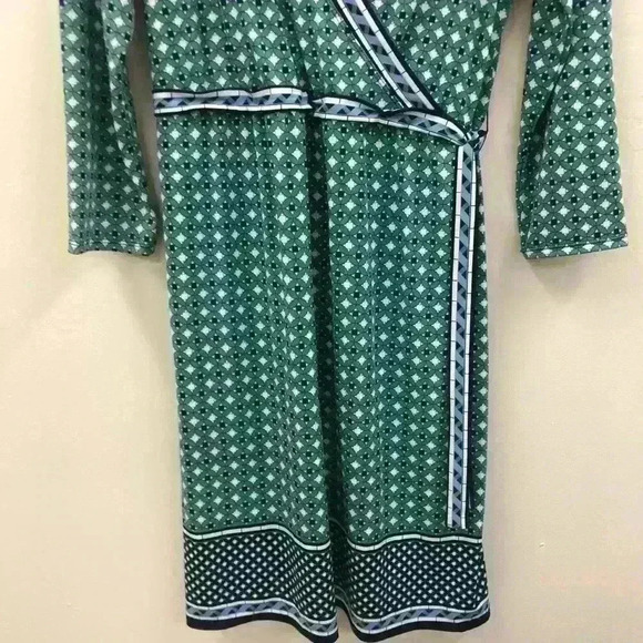 Max Studio Green Blue Geometric Dress - Picture 10 of 11